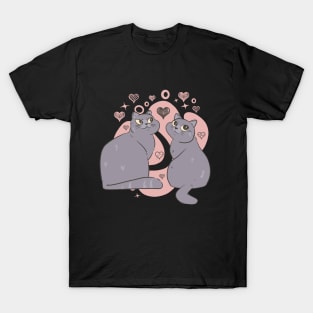 Valentine Cat T-Shirt